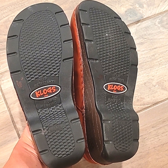 KLOGS USA Brown Leather Comfort Career Mule/Clog - Picture 6 of 6